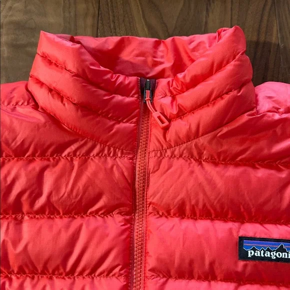 Patagonia Women’s Down Sweater Jacket in Catalan Coral size XL - Picture 5 of 11